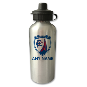 Personalised Water Bottle Chesterfield FC Crest