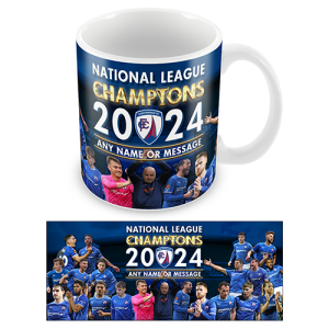 Chesterfield FC Personalised Mug Champions 2024 Players Montage