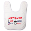 Baby Bib Personalised Eat Sleep YCFC Repeat