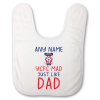 Baby Bib Personalised YCFC Mad Dad