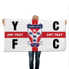 Personalised York City FC Beach Towel St George's Design YCFC