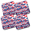 Personalised York City FC Coasters Pack Of 4 Crest Mash