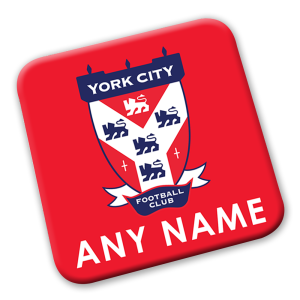 Personalised York City FC Coaster Crest