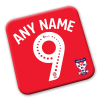 Personalised York City FC Coaster Name & Number