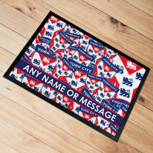 Personalised Door Mat York City FC Crest Mash