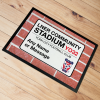Personalised Door Mat York City FC Street Sign