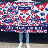 Personalised Flag York City FC Crest Mash Add Any Text