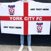 Personalised Flag York City FC St George's Flag Design 2