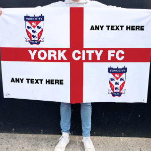 Personalised Flag York City FC St George's Flag Design 2