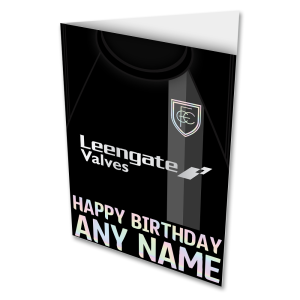 Personalised Happy Birthday Greeting Card Chesterfield FC Away Kit 2026/27 Any Name