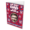Personalised Father's Day Greeting Card York City FC Best Dad In The World Photo Upload