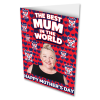 Personalised Mother's Day Greeting Card York City FC Best Mum In The World Photo Upload