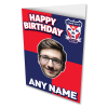 Personalised Happy Birthday Greeting Card York City FC Birthday Crest 2 Photo Upload