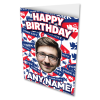 Personalised Happy Birthday Greeting Card York City FC Crest Mash Photo Upload & Any Name
