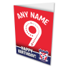Personalised Happy Birthday Greeting Card York City FC Name & Number