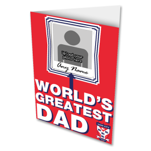 Personalised Greeting Card York City FC World's Greatest Dad Add Any Name & Photo