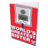 Personalised Greeting Card York City FC World's Greatest Sister Add Any Name & Photo