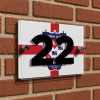 York City FC Personalised House Number Plaque St George's Flag YCFC