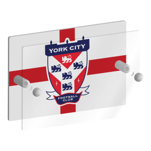 York City FC Personalised House Number Plaque St George's Flag YCFC - Image 3