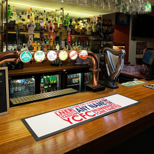 Personalised Bar Runner York City FC Text - Image 4