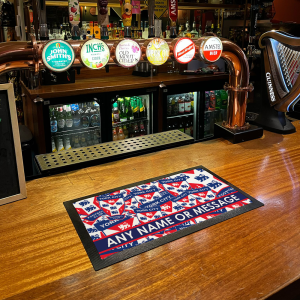 Alternative view of Personalised Bar Runner York City FC Crest Mash