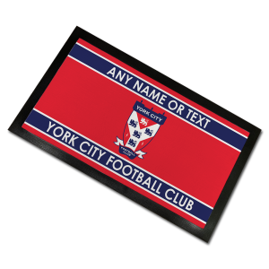 Personalised Bar Runner York City FC Crest