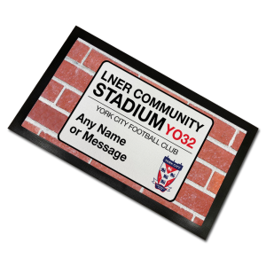 Personalised Bar Runner York City FC Street Sign