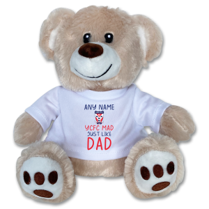 Teddy Bear Personalised York City FC Mad Dad YCFC