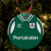 Personalised Bauble Xmas Tree Decoration York City FC Away 1999 Shirt Bauble
