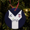Personalised Bauble Xmas Tree Decoration York City FC Away 2019 Shirt Bauble