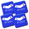Personalised York City FC Coasters Pack Of 4 Away 2011 Shirt Coasters