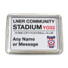 Personalised Fridge Magnet York City FC Street Sign
