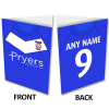 Personalised York City FC Greeting Card Away 2011 Shirt Name & Number
