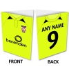 Personalised York City FC Greeting Card Away 2016 Shirt Name & Number