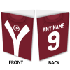 Personalised York City FC Greeting Card Home 1974 Shirt Name & Number