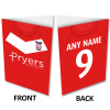 Personalised York City FC Greeting Card Home 2011 Shirt Name & Number