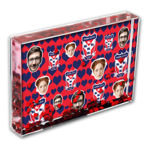 York City FC Heart Photo Block Love Hearts Photo Upload Valentines Day