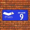 Large Aluminium Wall Art York City FC Away 2011 Shirt Name & Number