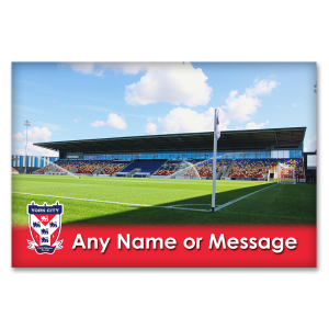 Alternative view of Personalised Aluminium Wall Art York City FC Stadium