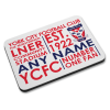 Personalised Mouse Mat York City FC Street Sign Text