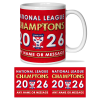 Personalised Mug York City FC National League Champions 2026