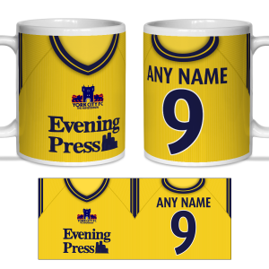 Personalised Mug York City FC Away 2001 Shirt Mug
