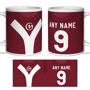 Personalised Mug York City FC Home 1974 Shirt Mug