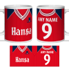 Personalised Mug York City FC Home 1989 Shirt Mug