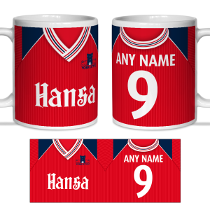 Personalised Mug York City FC Home 1989 Shirt Mug
