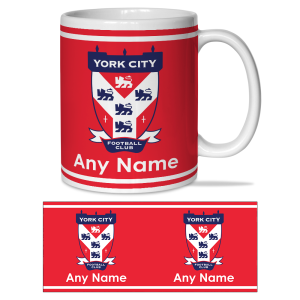 Personalised Mug York City FC Crest