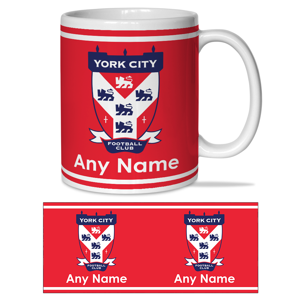 Personalised Mug York City FC Crest