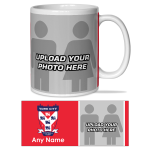 Personalised Mug York City FC Crest Any Name & Photo Upload Mug