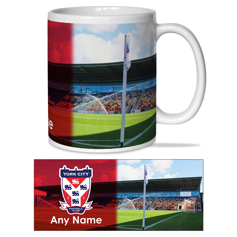 Personalised Mug York City FC Stadium Mug Add Any Name