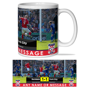 Personalised Mug York City FC Stones Promotion Goal